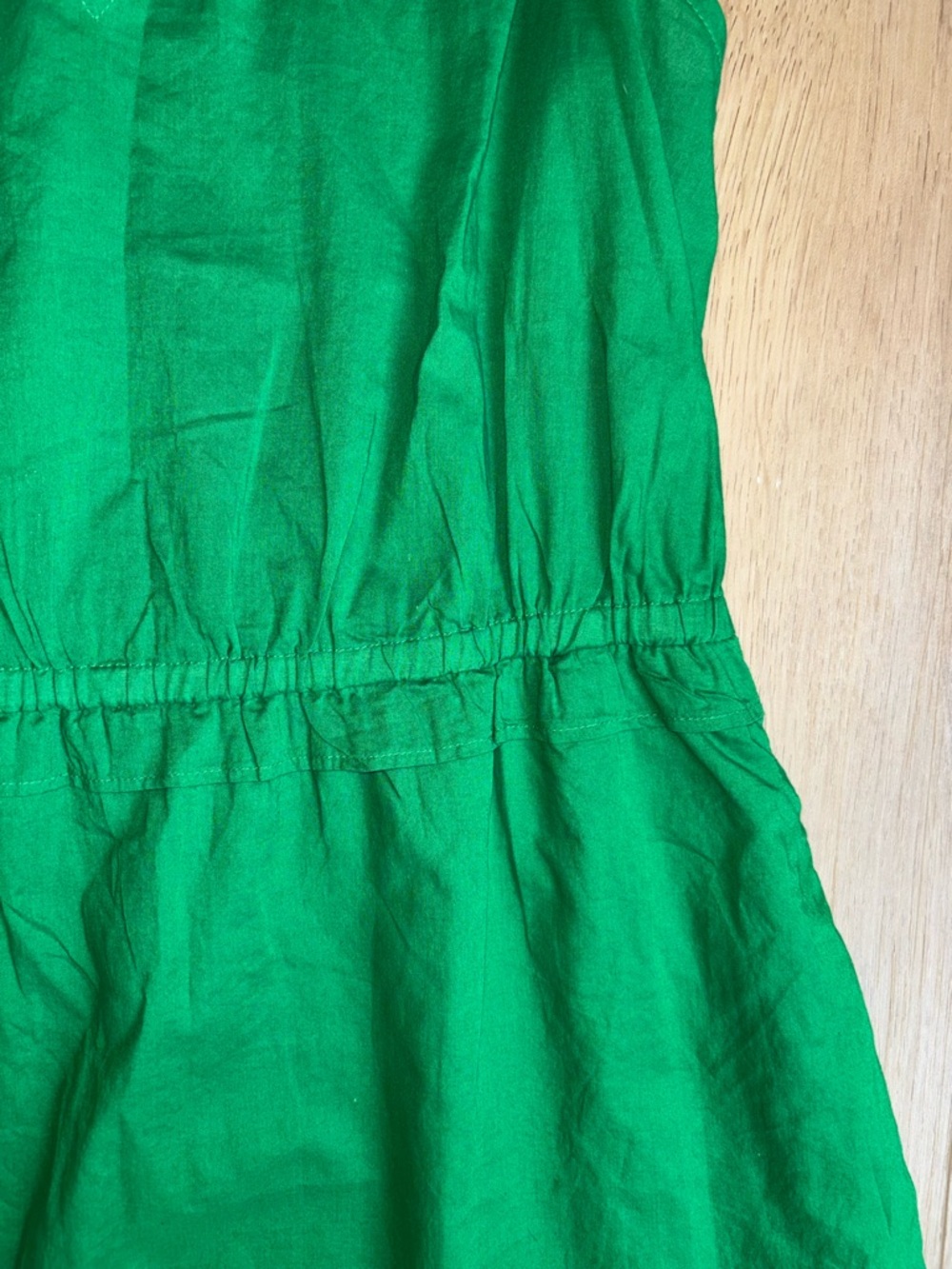 Cotton Summer Graduation Dress Green Ruffle Hem Women's Maxi Size 6 J. Crew - Picture 8 of 10